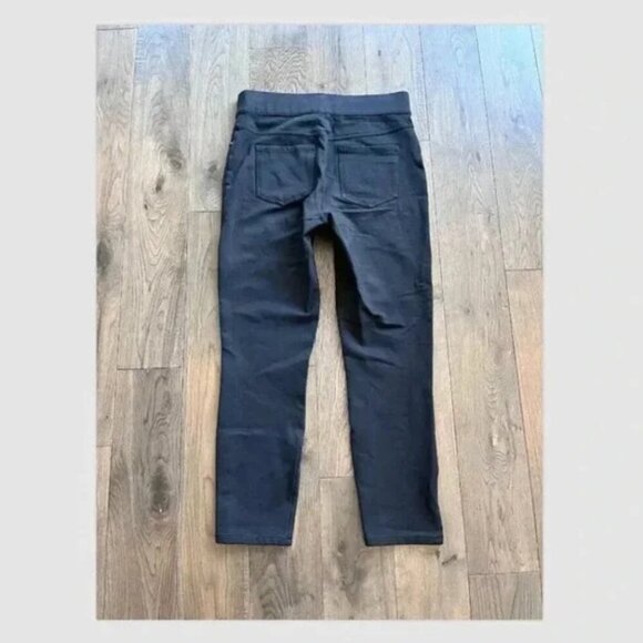 Spanx Ponte Crop High Rise Pull-On Pants Size M Black Stretch Work Travel - Picture 3 of 6